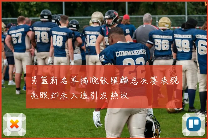 男篮新名单揭晓张镇麟总决赛表现亮眼却未入选引发热议